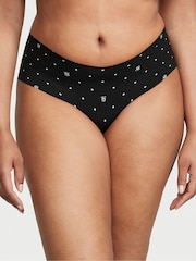 Victoria's Secret Black Logo Smooth Hipster Knickers - Image 1 of 3
