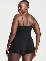 Victoria's Secret Pure Black Stretch Modal Cami Set - Image 2 of 3