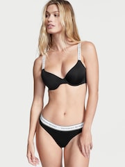 Victoria's Secret Black and White Full Cup Push Up Bra - Image 1 of 3