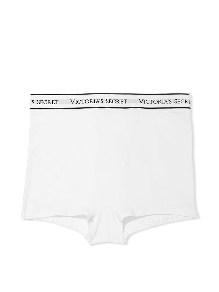 Victoria's Secret White High Waisted Short Knickers - Image 3 of 3