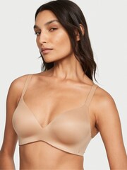 Victoria's Secret Praline Nude Lightly Lined Plunge Non Wired Bra - Image 1 of 3