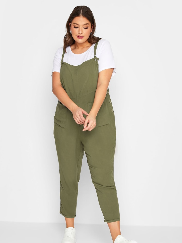 Yours Curve Green Limited Dungarees - Image 2 of 4