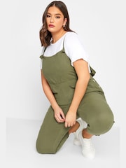 Yours Curve Green Limited Dungarees - Image 4 of 4