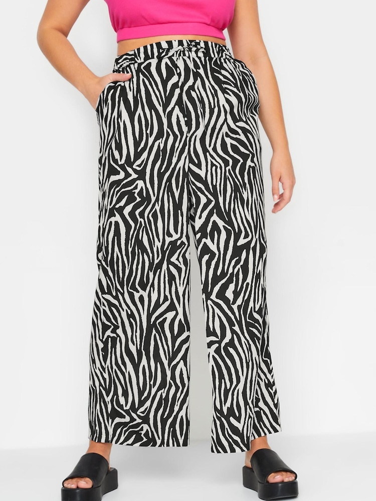 Yours Curve Black Limited Wide Leg Co-Ord Trousers - Image 2 of 4