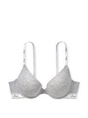 Victoria's Secret PINK Grey Heather Push Up Bra - Image 3 of 4