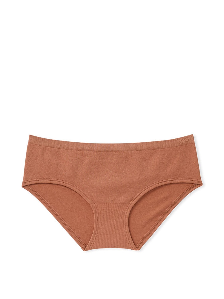 Victoria's Secret PINK Caramel Nude Seamless Hipster Knickers - Image 3 of 3