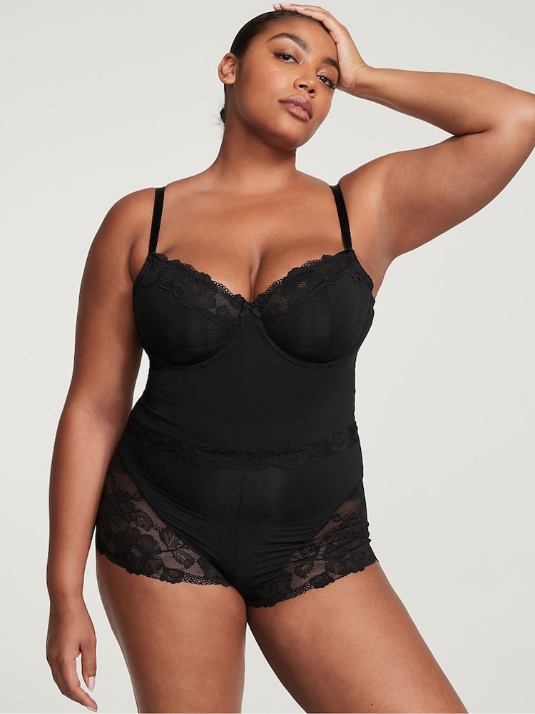 Victoria's Secret Black Cupped Modal Cami and Knicker Set - Image 1 of 3