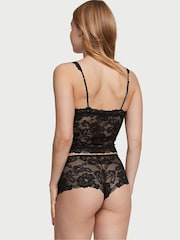 Victoria's Secret Black Stretch Modal Cami and Knicker Set - Image 2 of 3
