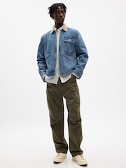 Gap Blue Unisex Sean Wotherspoon Washwell Denim Chore Jacket - Image 1 of 4