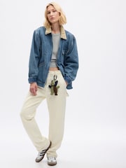 Gap Blue Unisex Sean Wotherspoon Washwell Denim Chore Jacket - Image 3 of 4