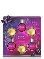 Baylis & Harding Midnight Fig and Pomegranate Festive Bauble Bath  Shower Gift Set - Image 1 of 4