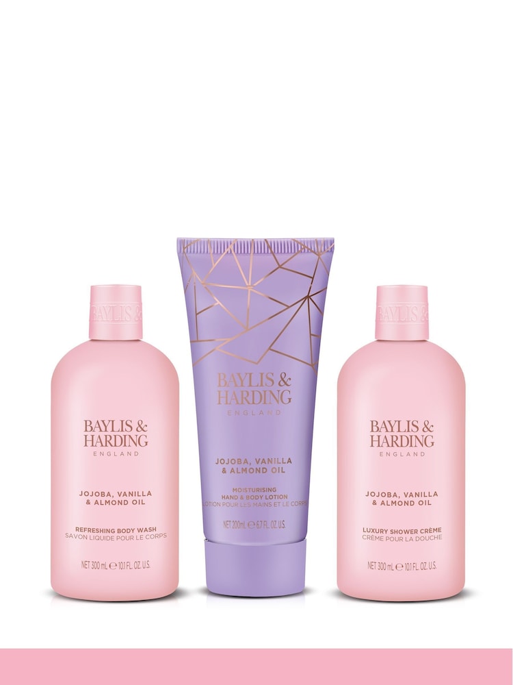 Baylis & Harding Jojoba, Vanilla and Almond Oil Luxury Bathing Essentials Gift Set - Image 2 of 4