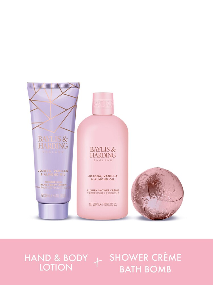 Baylis & Harding Jojoba, Vanilla and Almond Oil Luxury Heart Keepsake Gift Box Gift Set - Image 2 of 4 Baylis & Harding Jojoba, Vanilla and Almond Oil Luxury Heart Keepsake Gift Box Gift Set - Image 2 of 4