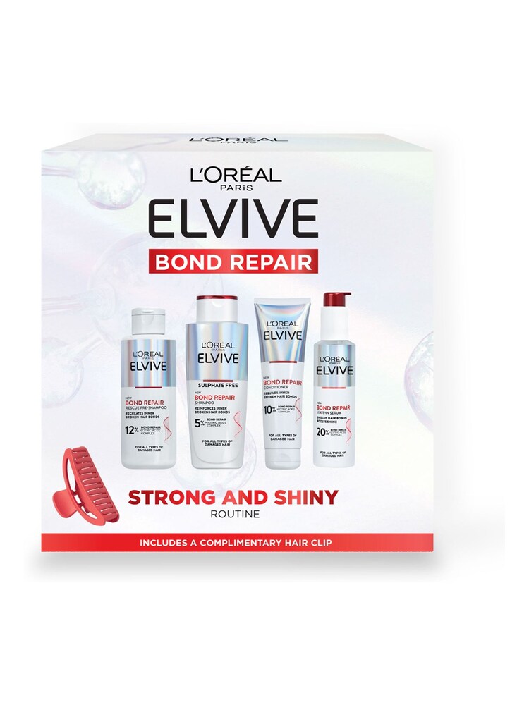 L’Oréal Paris Elvive Bond Repair Strong Shiny Routine (Worth £54) - Image 1 of 5