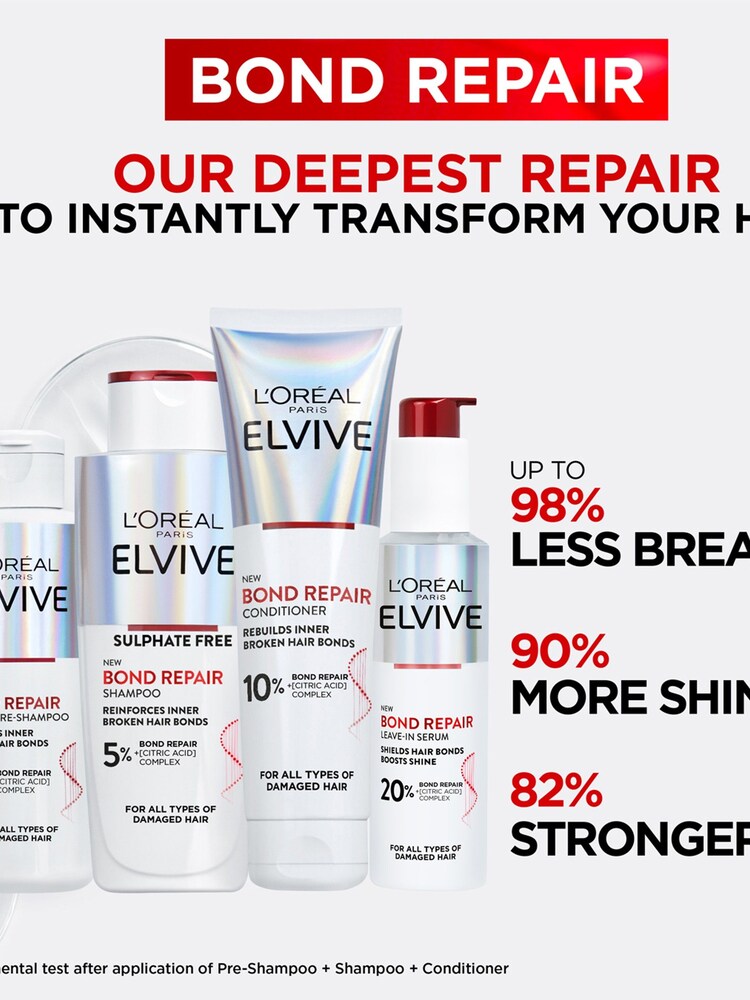 L’Oréal Paris Elvive Bond Repair Strong Shiny Routine (Worth £54) - Image 2 of 5