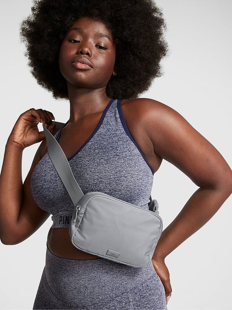 Victoria's Secret PINK Grey Oasis Belt Bag - Image 3 of 3