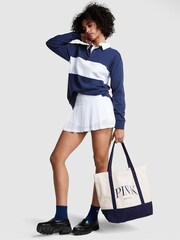 Victoria's Secret PINK Nude Canvas Tote - Image 1 of 5