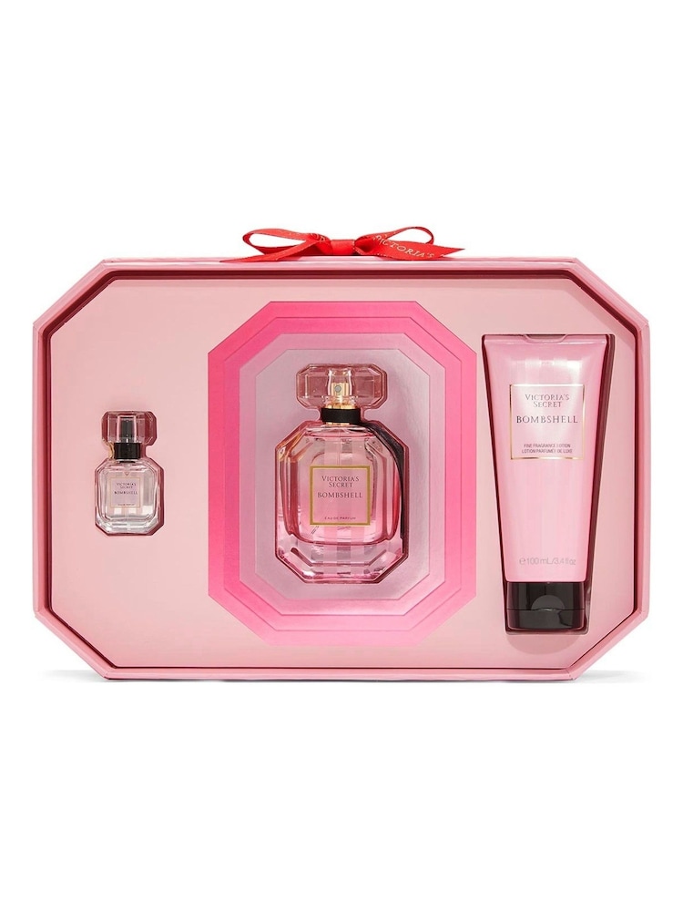 Victoria's Secret Bombshell Perfume 3 Piece Fragrance Gift Set - Image 1 of 3