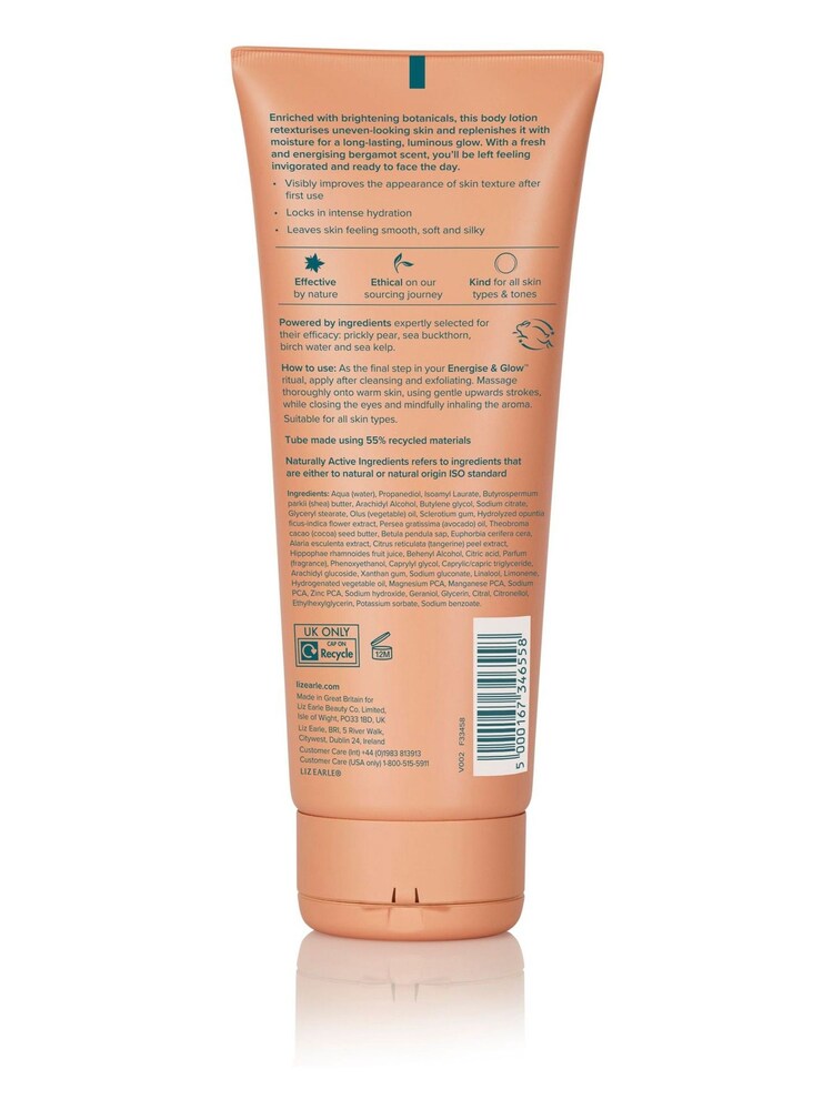 Liz Earle Energise  Glow Body Lotion 200ml - Image 2 of 4