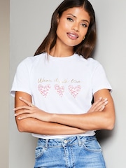Wear it with Love White T-Shirt - Image 1 of 4