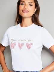 Wear it with Love White T-Shirt - Image 4 of 4