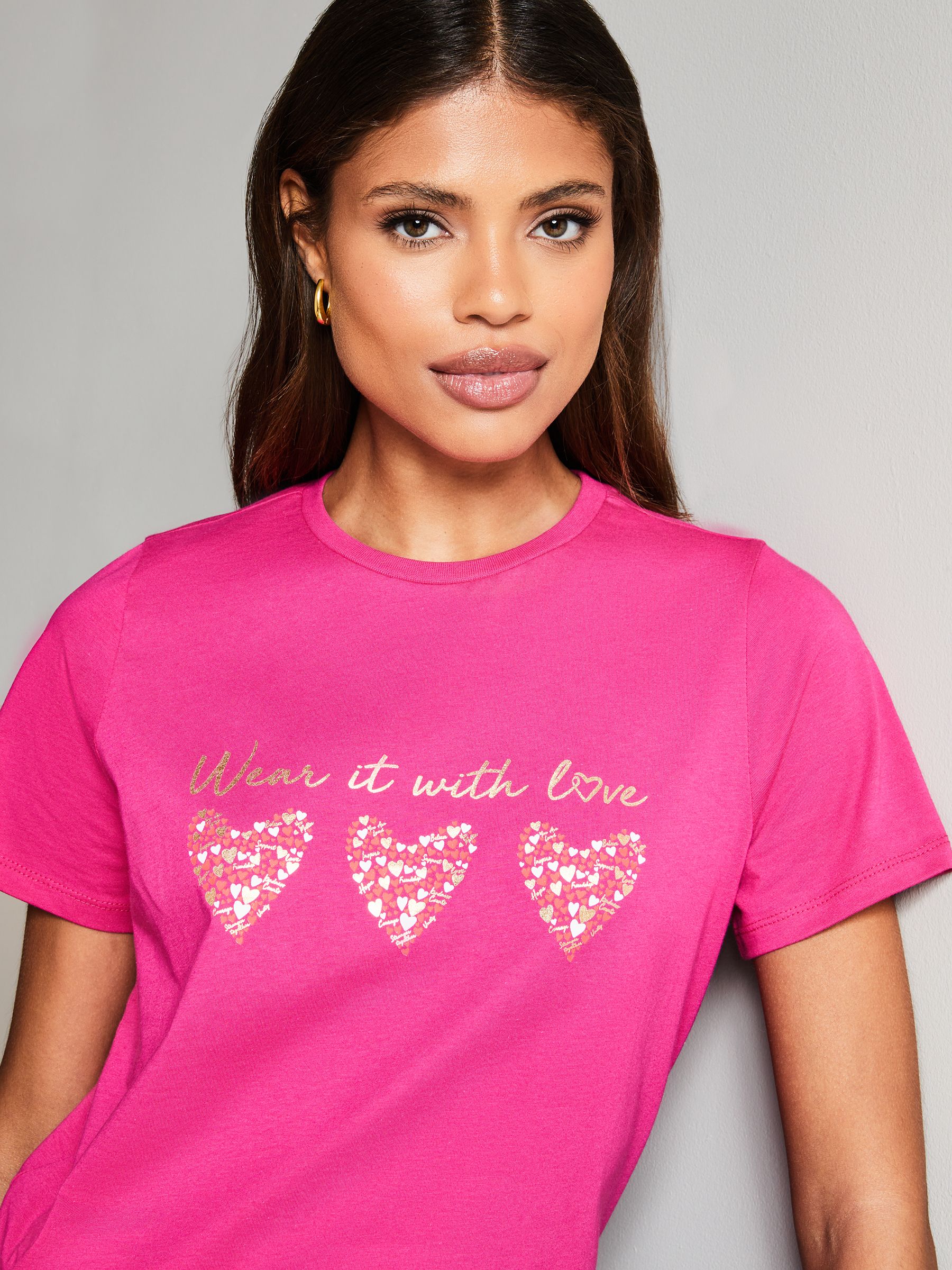 Buy Wear it with Love Pink Boyfriend T Shirt Women from Next Singapore