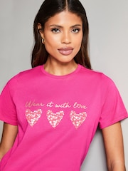 Wear it with Love Pink T-Shirt - Image 2 of 4