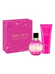 Jimmy Choo Rose Passion Eau de Parfum 60ml and Body Lotion 100ml Gift Set - Image 1 of 1