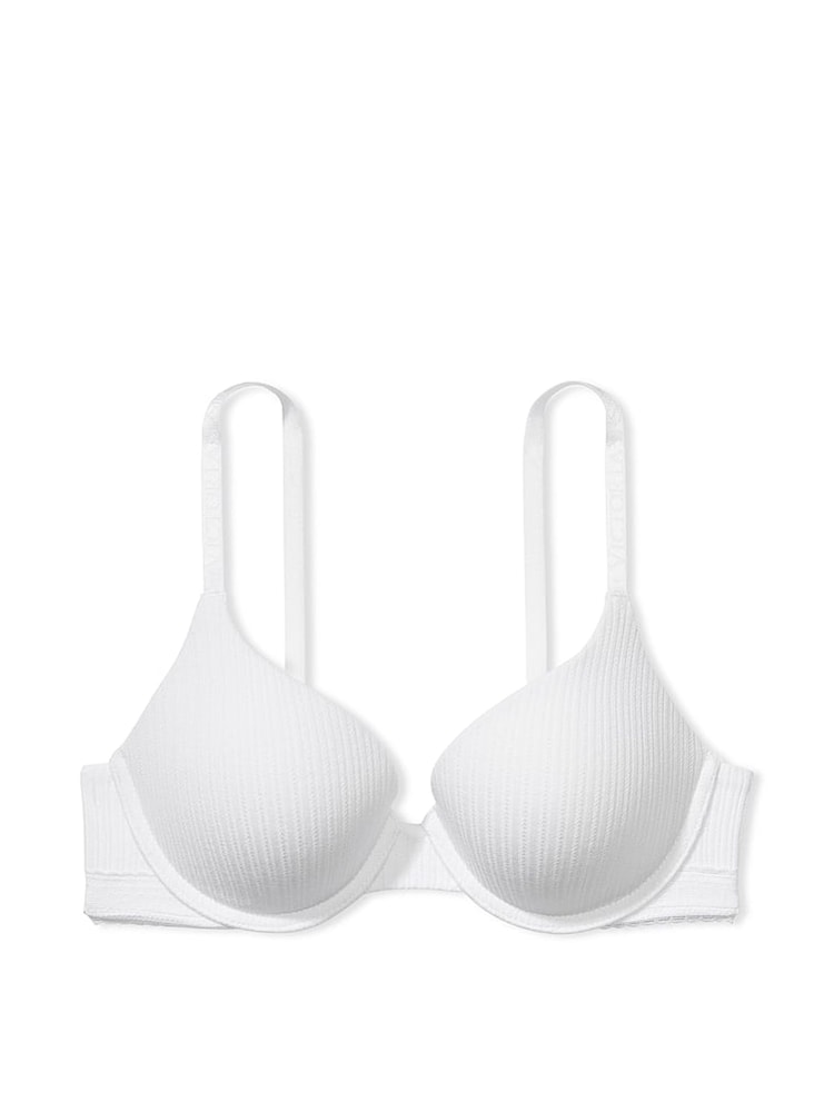 Victoria's Secret White Strap Full Cup Push Up Bra - Image 3 of 3
