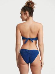 Victoria's Secret Diver Blue Cheeky Shimmer Swim Bikini Bottom - Image 2 of 2