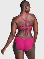 Victoria's Secret Forever Pink Cheeky Shimmer Swim Bikini Bottom - Image 2 of 4