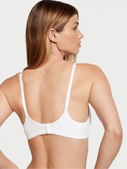 Victoria's Secret White Ribbed Non Wired Lightly Lined Bra - Image 2 of 3