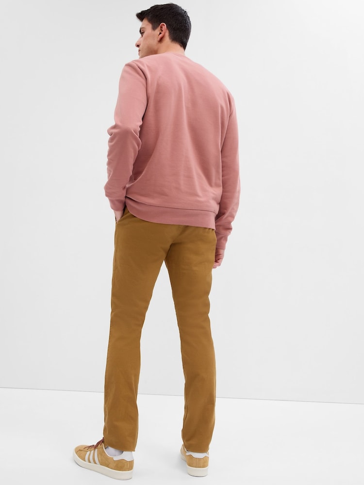 Marrón - Corte ajustado - Pantalones chinos básicos y elásticos de Gap - Imagen 2 de 4 Marrón - Corte ajustado - Pantalones chinos básicos y elásticos de Gap - Imagen 2 de 4