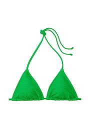 Victoria's Secret Green Fishnet Triangle Swim Bikini Top - Image 3 of 3
