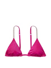 Victoria's Secret Berry Blush Pink Triangle Shine Strap Swim Bikini Top - Image 3 of 3