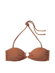 Victoria's Secret Toasted Sugar Brown Strapless Shimmer Swim Bikini Top - Image 3 of 3