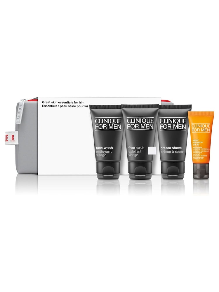 Clinique For Men Energising Skincare Gift Set (Worth £36) - Image 1 of 3