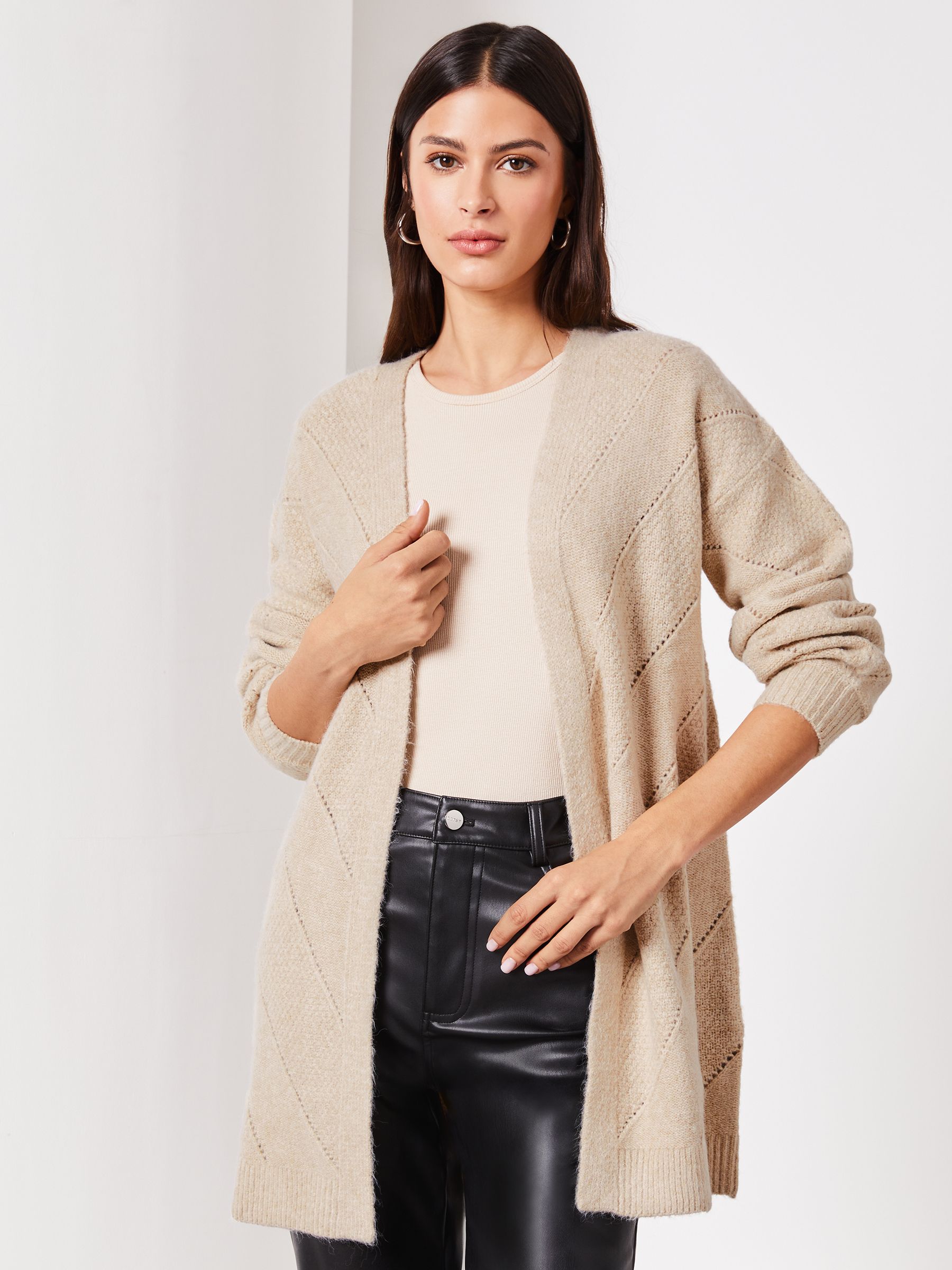 Neutral cardigan clearance