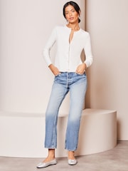 Lipsy Ivory Chiffon Shoulder Cardigan - Image 3 of 4