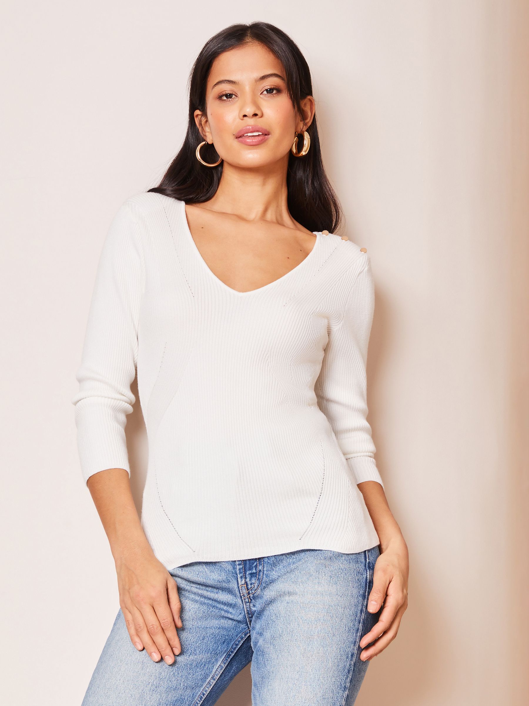 White long sleeve jumper womens online