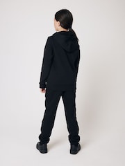 Zwart - Gap logo joggingbroek met fleecevoering (4 - 13 jr) - Image 3 of 5