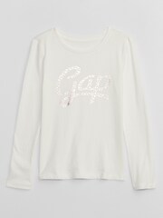 Gap Graphic Star Logo Langarm-T-Shirt mit Rundhals (4-13Jahre) - Bild 1 von 2