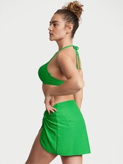 Victoria's Secret Green Fishnet Add 2 Cups Push Up Swim Bikini Top - Image 2 of 3