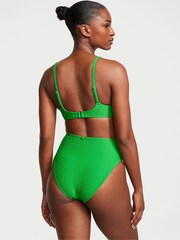 Victoria's Secret Green Fishnet Push Up Swim Bikini Top - Image 2 of 2