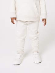Gap White Logo Fleece-Lined Joggers (Newborn-5yrs) - Image 1 of 5