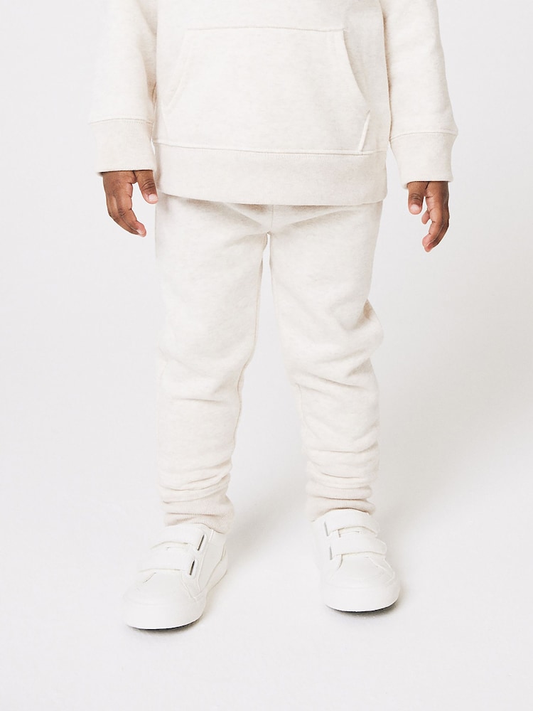 Gap White Logo Fleece-Lined Joggers (Newborn-5yrs) - Image 1 of 5