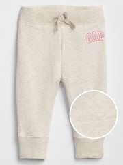 Gap White Logo Fleece-Lined Joggers (Newborn-5yrs) - Image 5 of 5