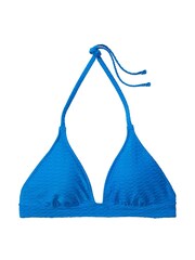 Victoria's Secret Shocking Blue Fishnet Halter Swim Bikini Top - Image 3 of 3