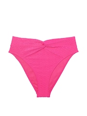 Victoria's Secret Forever Pink Fishnet High Leg Swim Bikini Bottom - Image 3 of 3