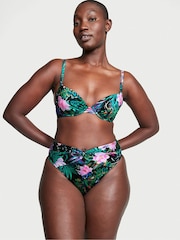 Victoria's Secret Black Palm Push Up Swim Bikini Top - Image 1 of 3